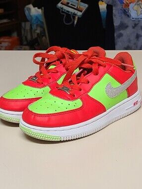 2006 Nike Air Force 1 Premium Kiwi leather low top skateboard sneakers size 12C